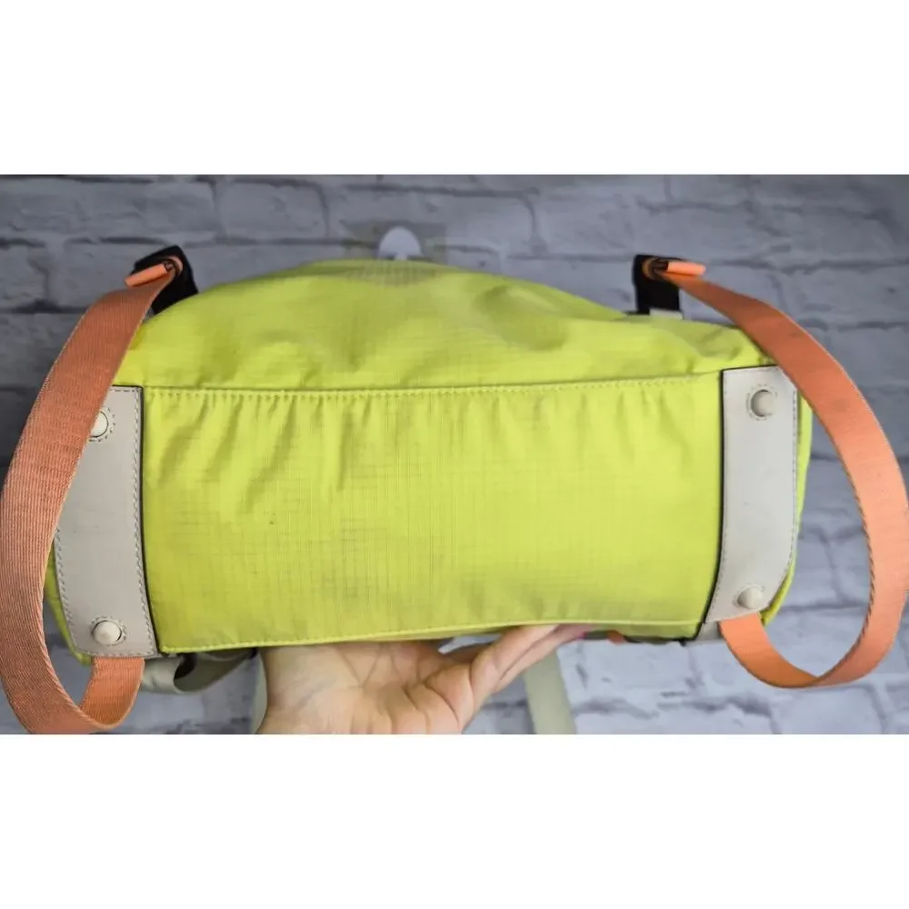 RARE Cole Haan Performance Grand Series Summer Lime Backpack Tote Bag Travel.